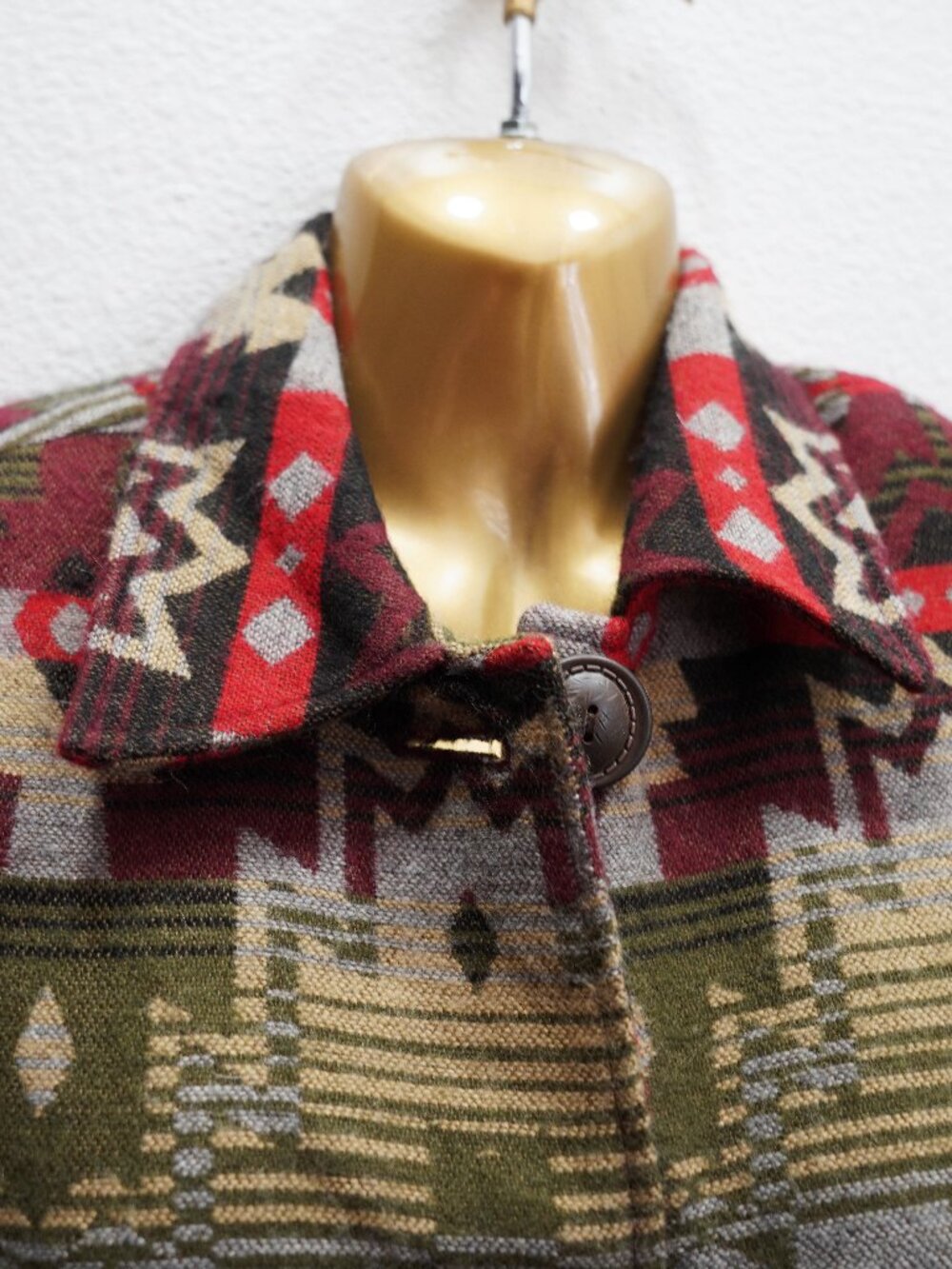 Coldwater Creek Southwestern Wool Blend Blazer Jacket size 10 - Picture 4 of 6